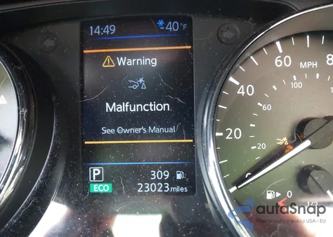 2020 Nissan Rogue Sv Fwd из США, поврежденный, VIN JN8AT2MT4LW041538